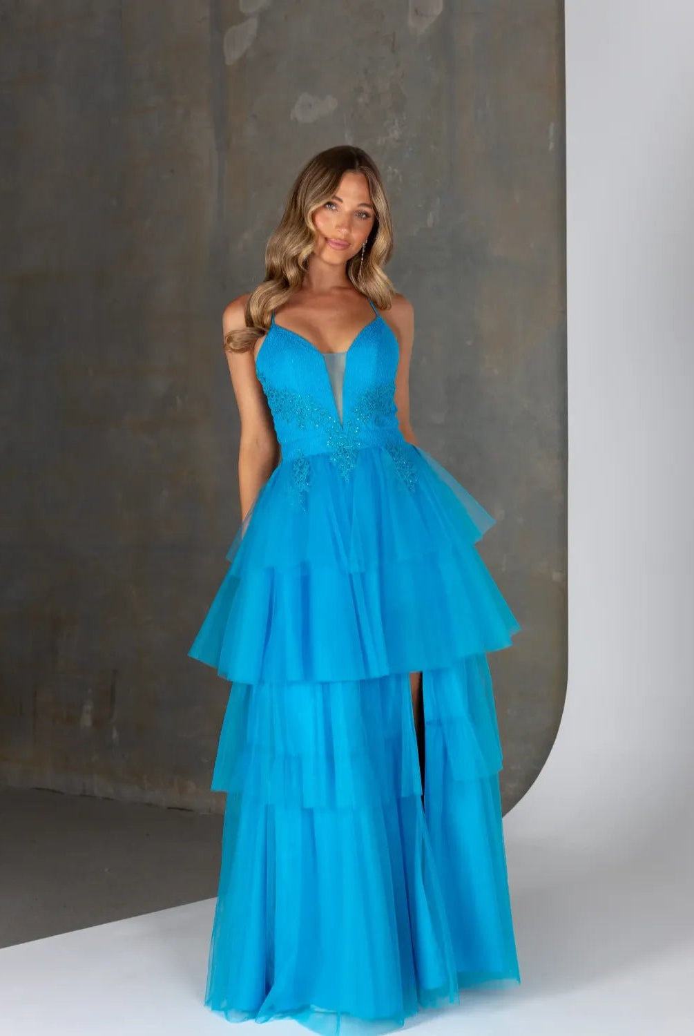 Muriel Layered Tulle Formal Dress by Tania Olsen Designs