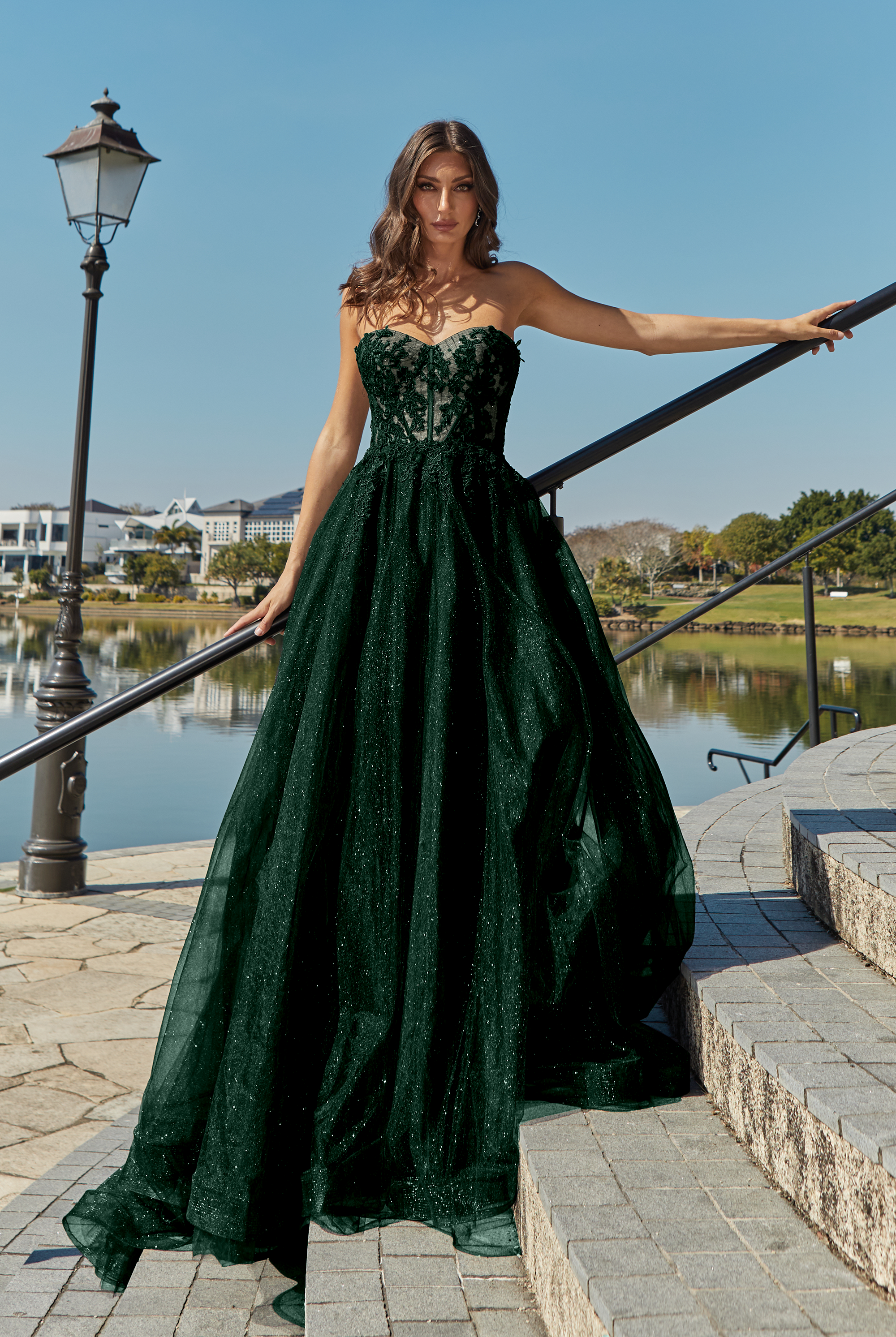 Hadley Lace Corset Formal Dress – PO926