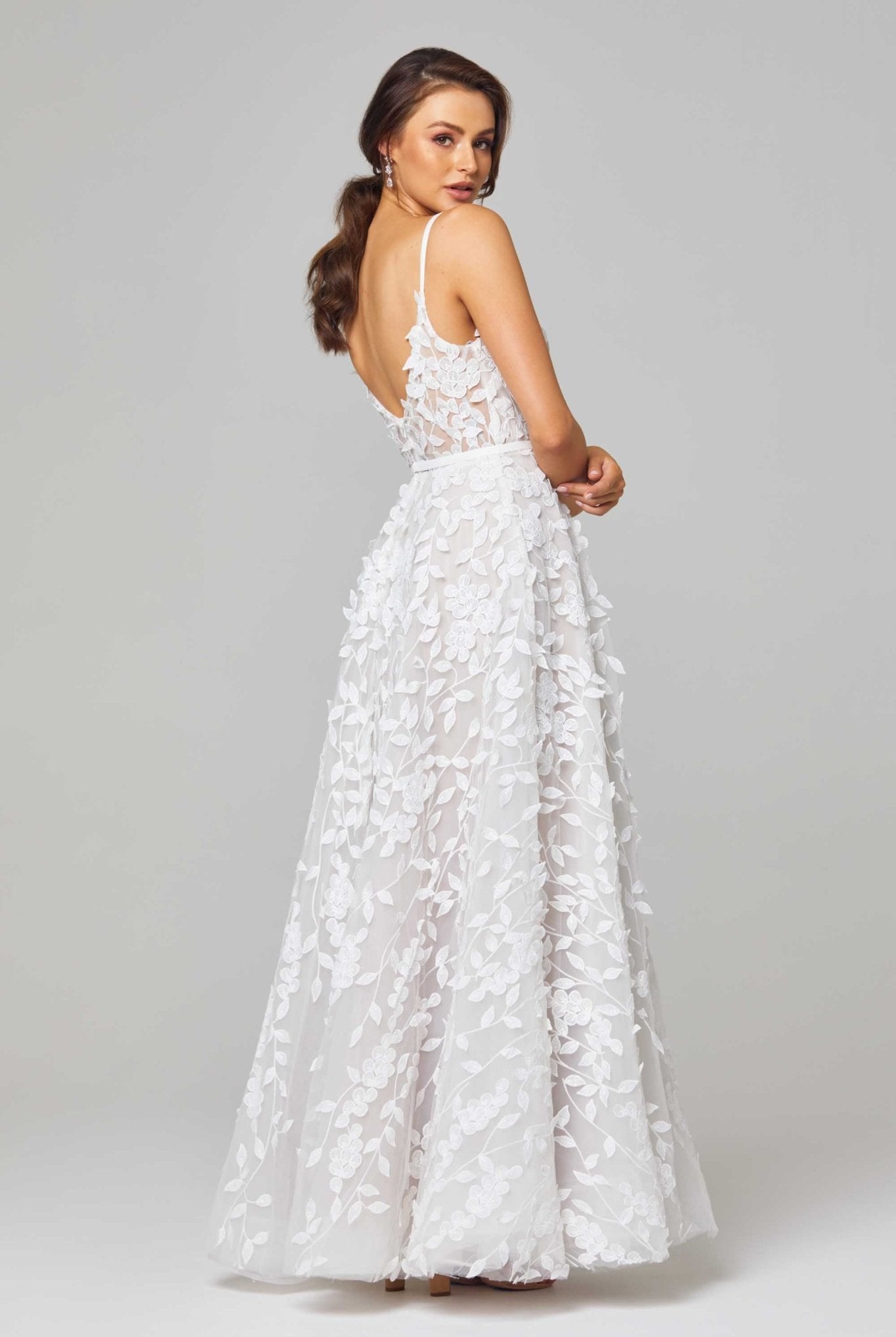 Amy 3D Lace and Tulle Wedding Dress – TC283