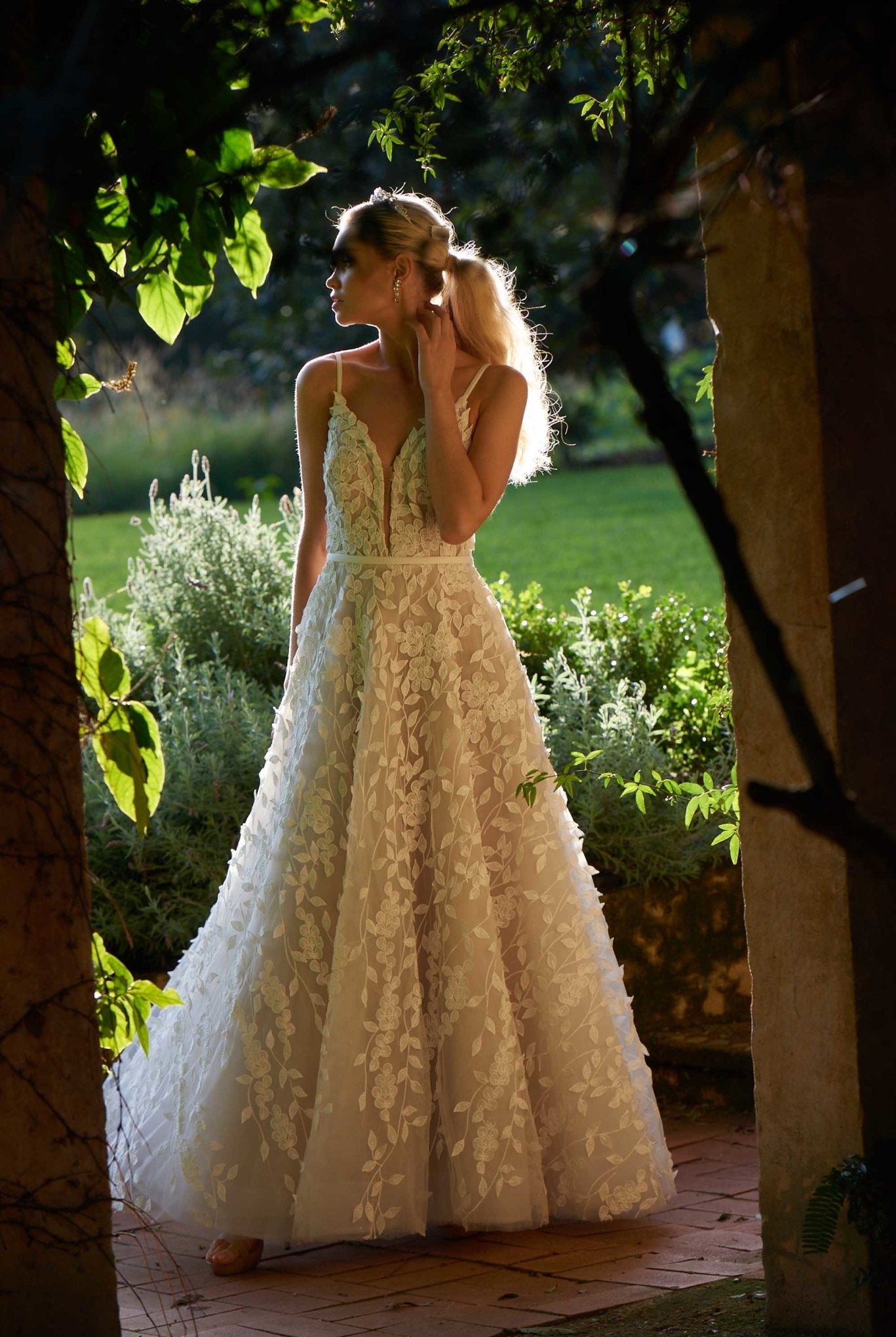 Amy 3D Lace and Tulle Wedding Dress – TC283