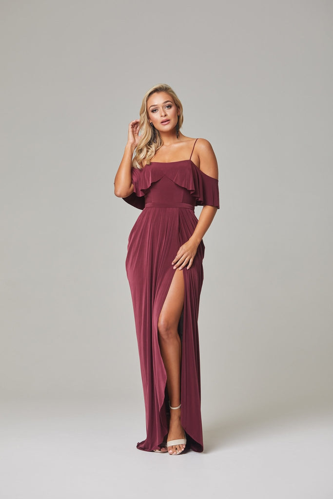 Arianna Off-Shoulder Jersey Bridesmaid Dress - TO803
