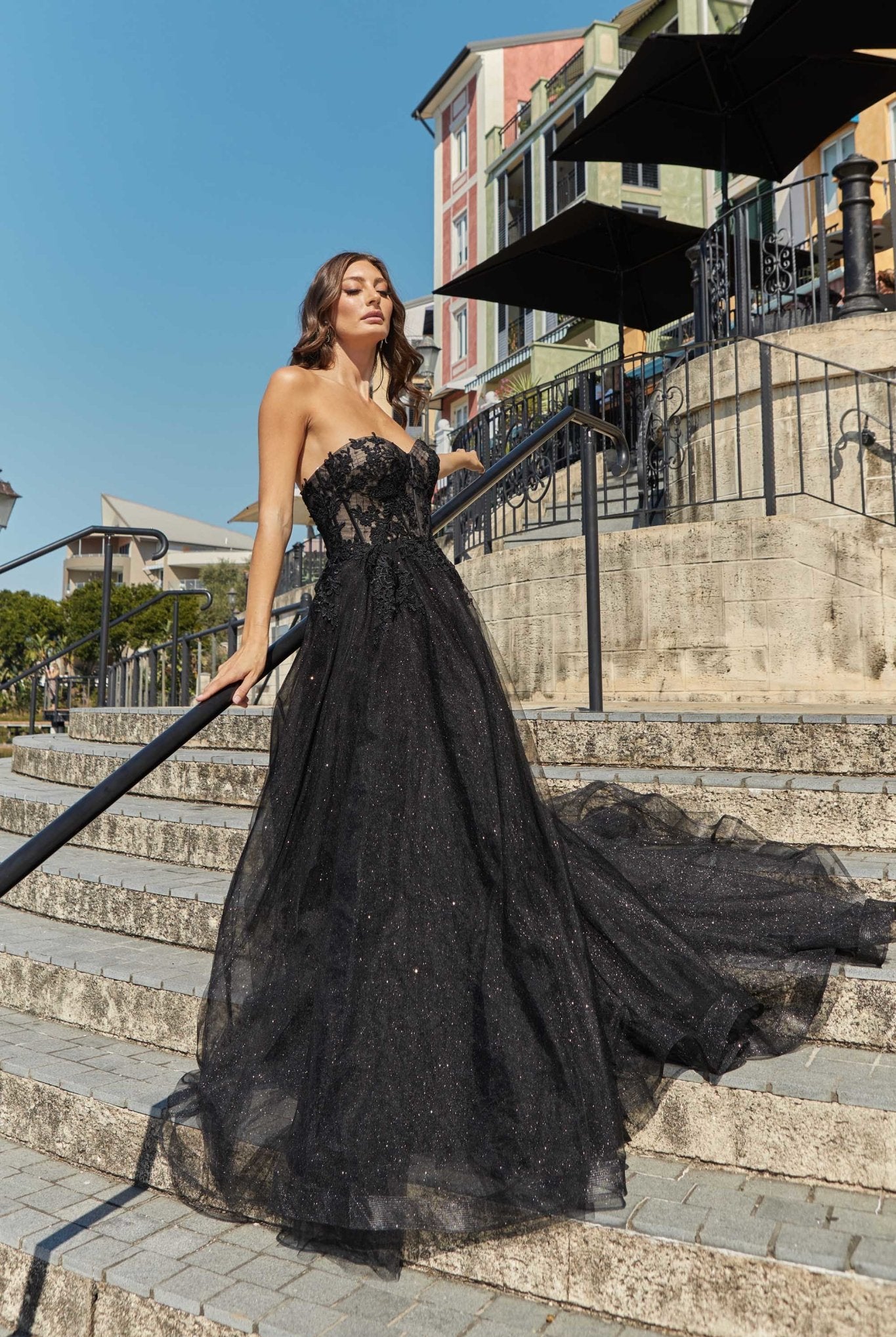 Hadley Lace Corset Formal Dress – PO926