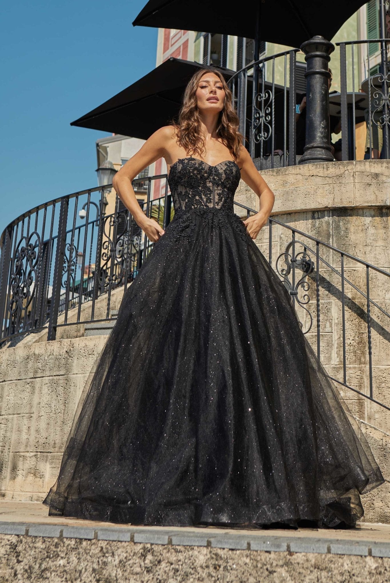 Hadley Lace Corset Formal Dress – PO926