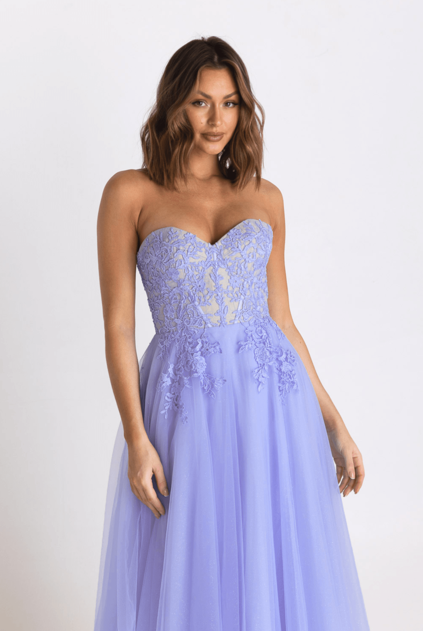 Hadley Lace Corset Formal Dress – PO926
