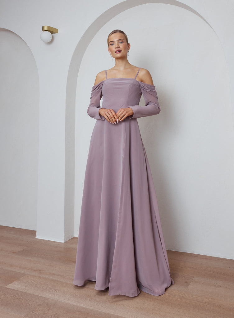 Ebony Bridesmaid Dress - Black by Tania Olsen Designs
