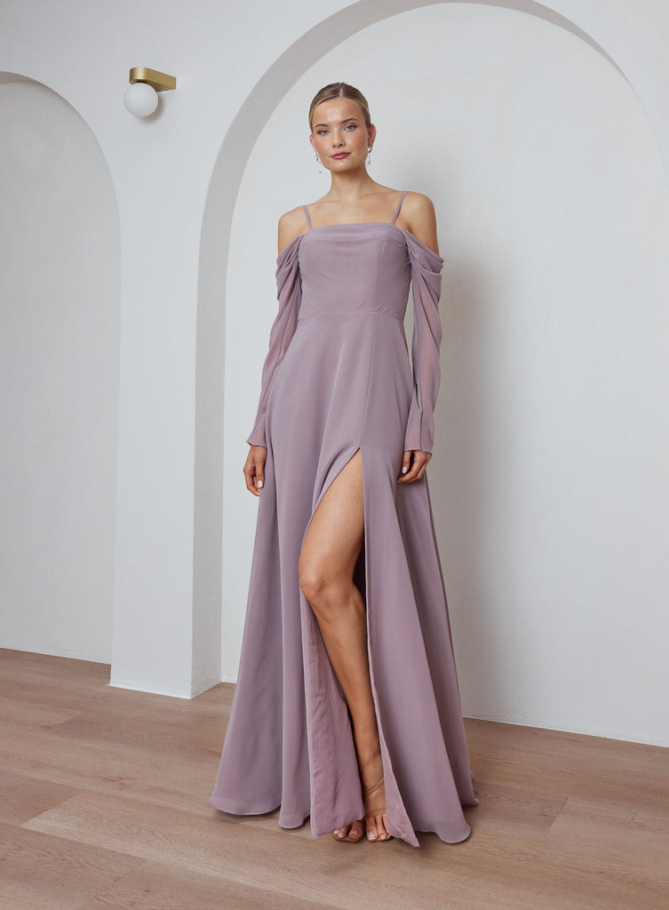 Ebony Bridesmaid Dress - Black by Tania Olsen Designs