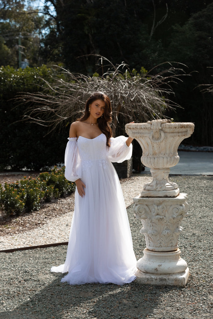 Lily Sweetheart Lace Corset Formal Dress - Sample Sale by Tania Olsen Designs