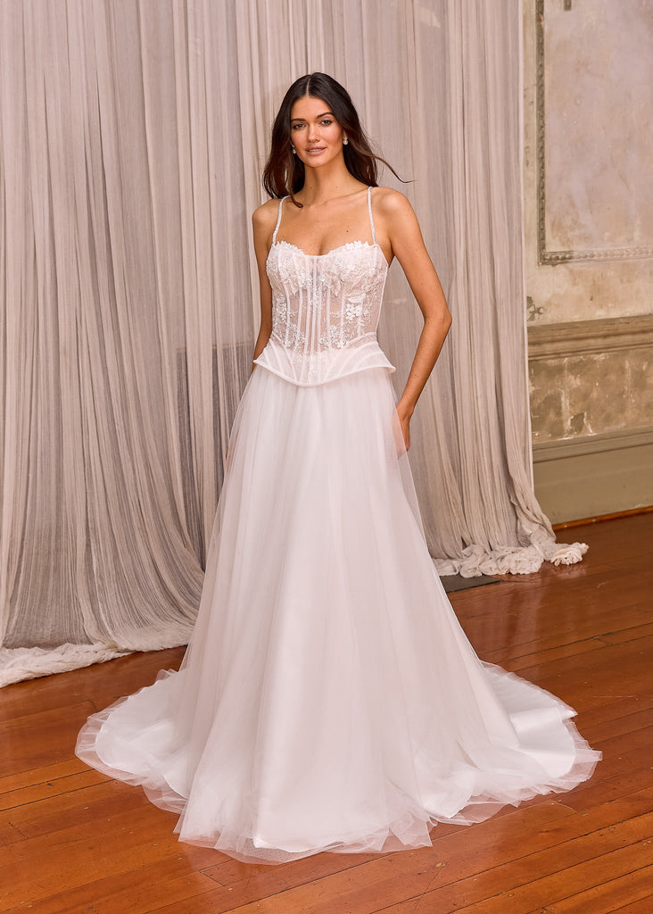 Liora Tulle Wedding Dress by Maya Bella