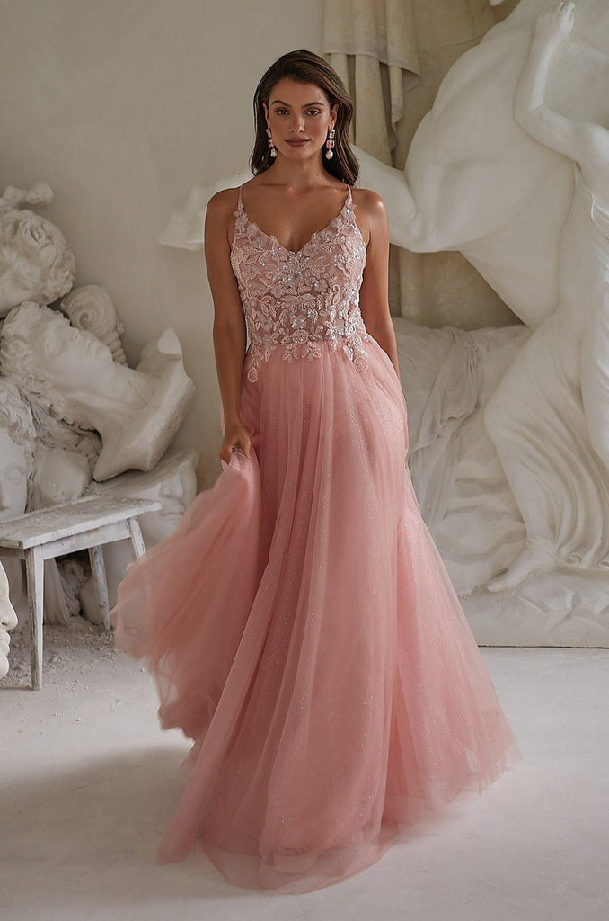 Morgan A - line Tulle Formal Dress by Tania Olsen Designs