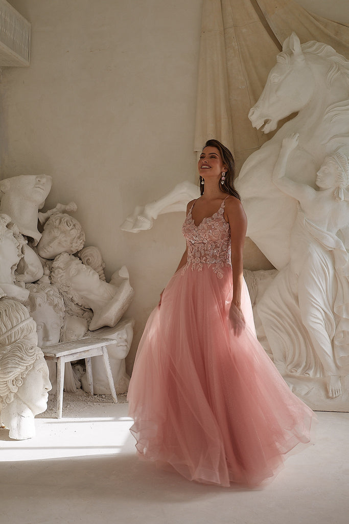 Morgan A - line Tulle Formal Dress by Tania Olsen Designs
