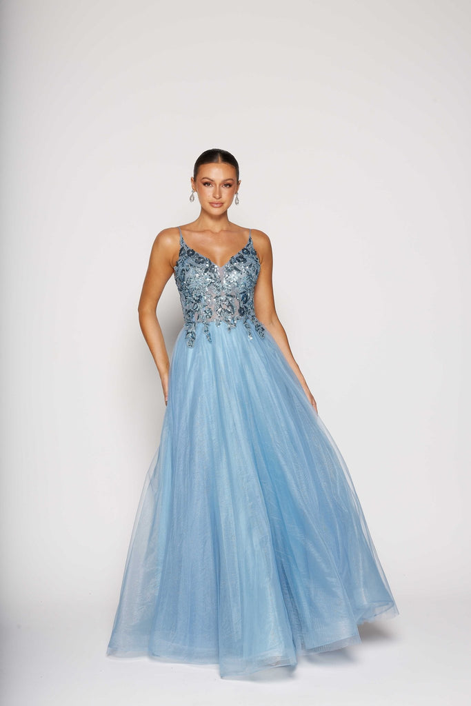 Morgan A - line Tulle Formal Dress by Tania Olsen Designs