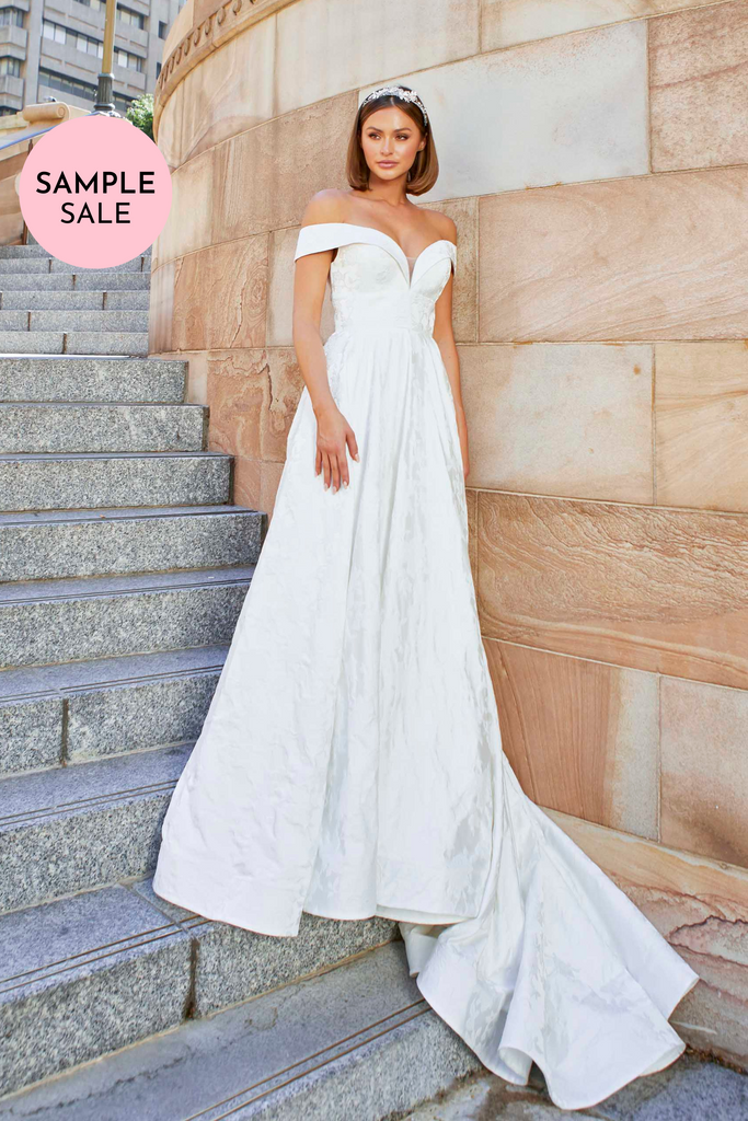 Clementine Off-Shoulder Wedding Dress – TC377