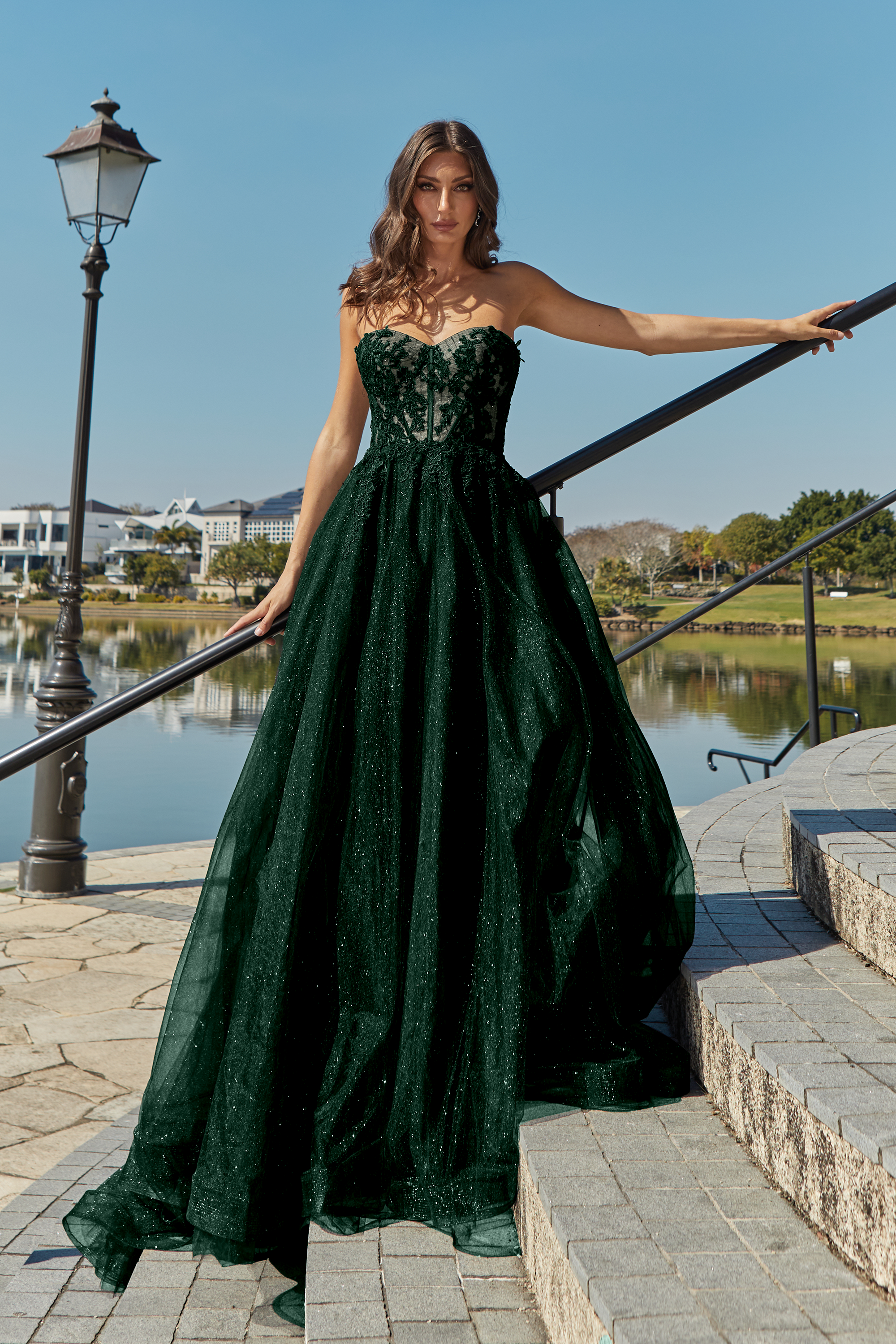 1950s Style Plus Size Emerald Floral Off The Shoulder Ball Gown |  Bridesmaid dresses plus size, Plus size prom dresses, Plus size bridal  dresses