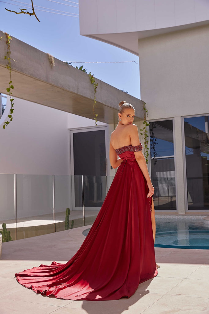 Alun Sequin Overskirt Formal Dress by Tania Olsen Designs
