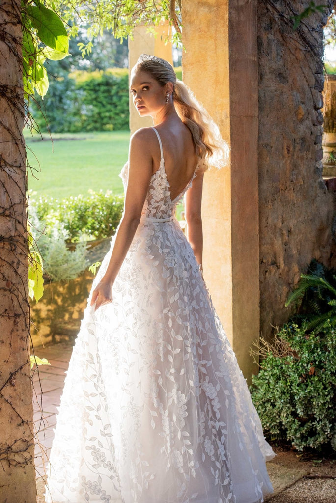 Amy 3D Lace and Tulle Wedding Dress – TC283