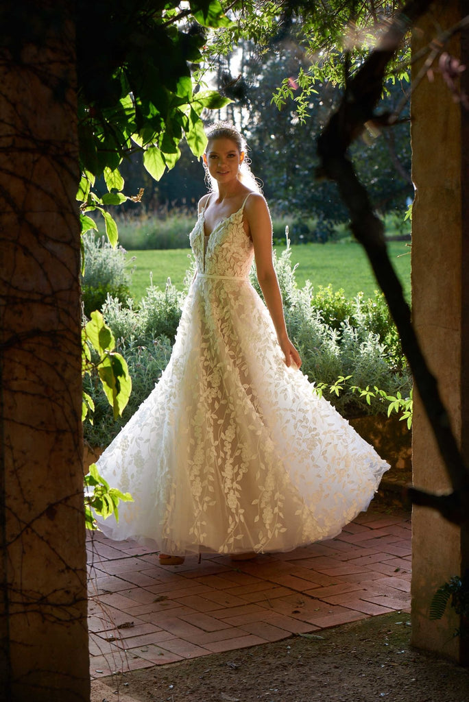 Amy 3D Lace and Tulle Wedding Dress – TC283