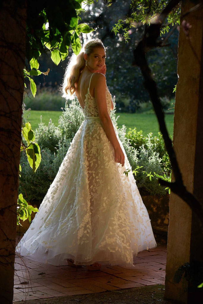 Amy 3D Lace and Tulle Wedding Dress – TC283