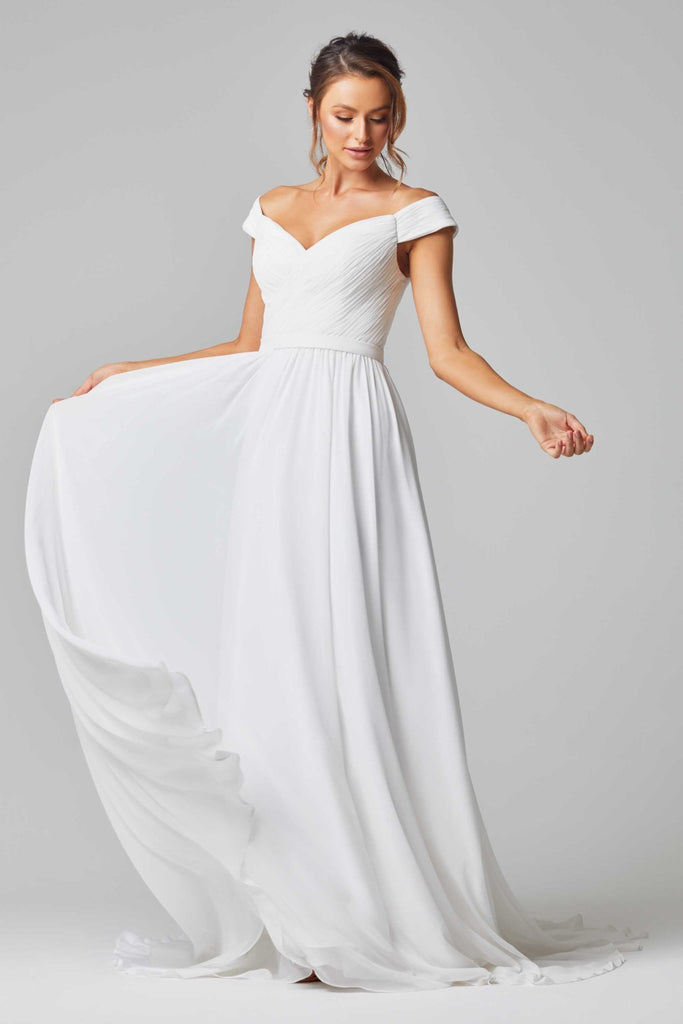 Anabelle Off Shoulder Wedding Dress – TC323