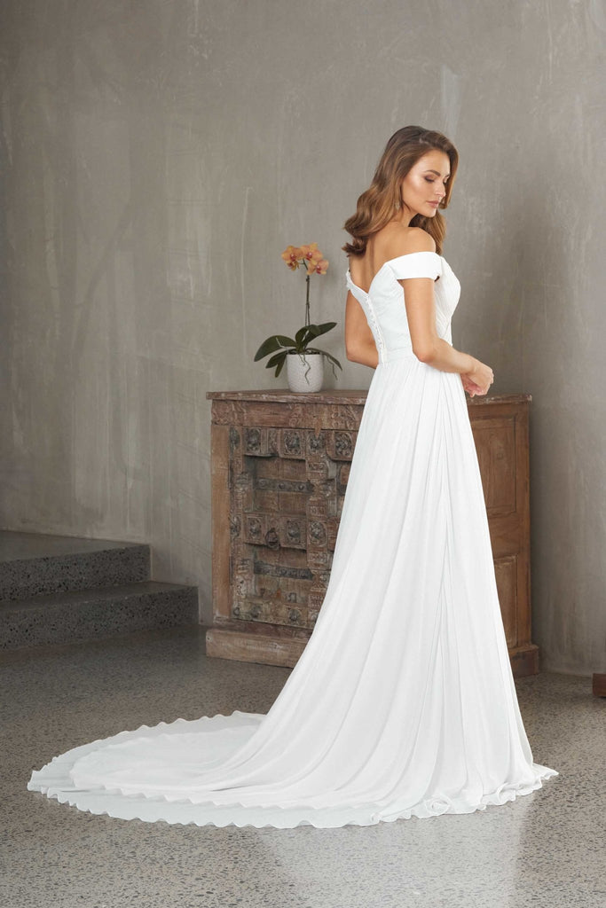 Anabelle Off Shoulder Wedding Dress – TC323