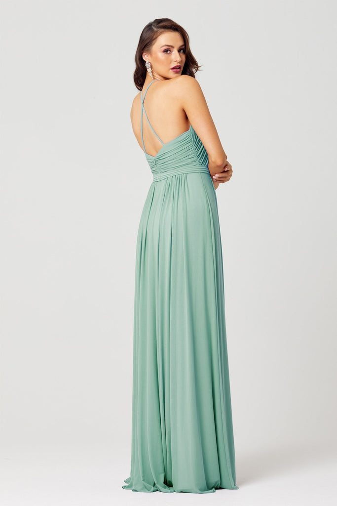 Andie Gathered Halter Bridesmaid Dress – TO831