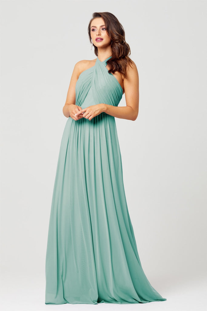 Andie Gathered Halter Bridesmaid Dress – TO831