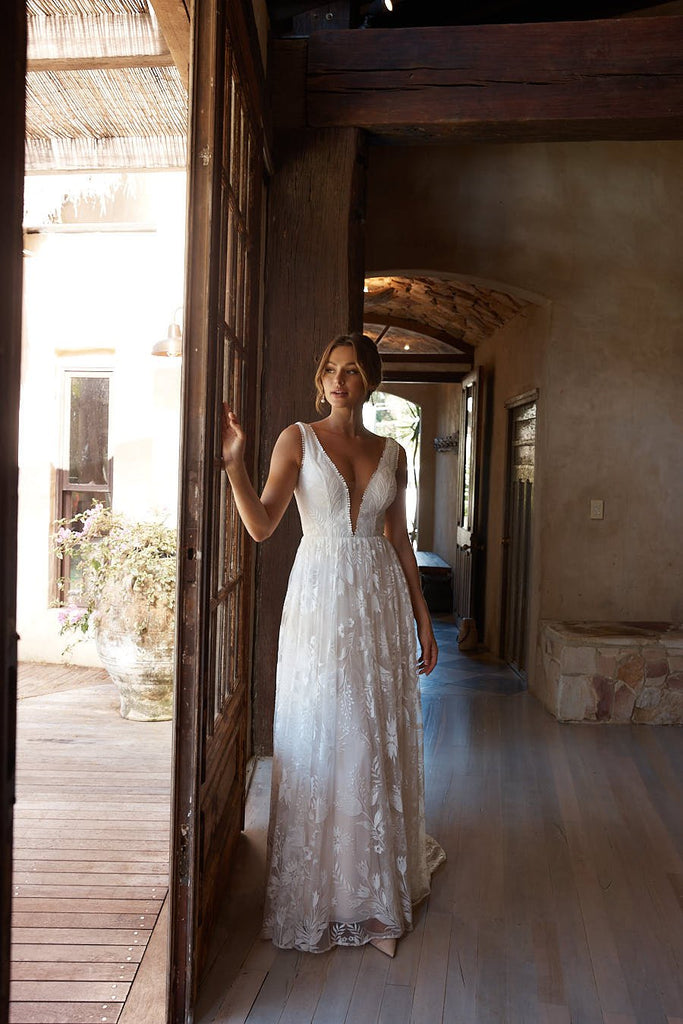 Andromeda Mesh Lace Wedding Dress – TC2346 by Tania Olsen Designs