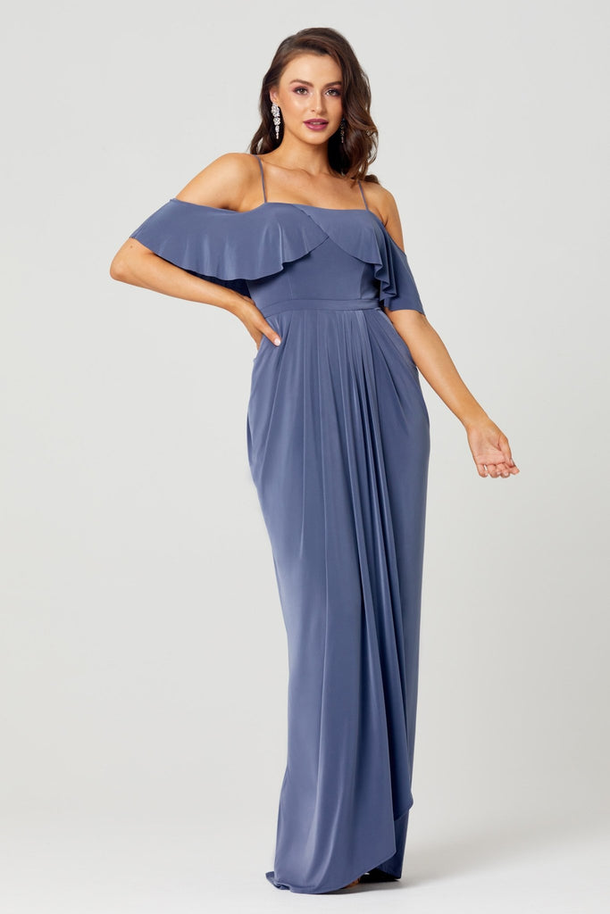 Arianna Off-Shoulder Jersey Bridesmaid Dress - TO803
