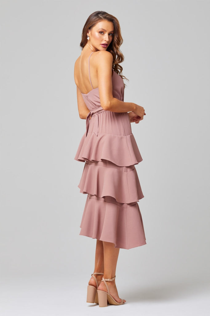 Ariel Tiered Ruffle Bridesmaid Dress – TO851