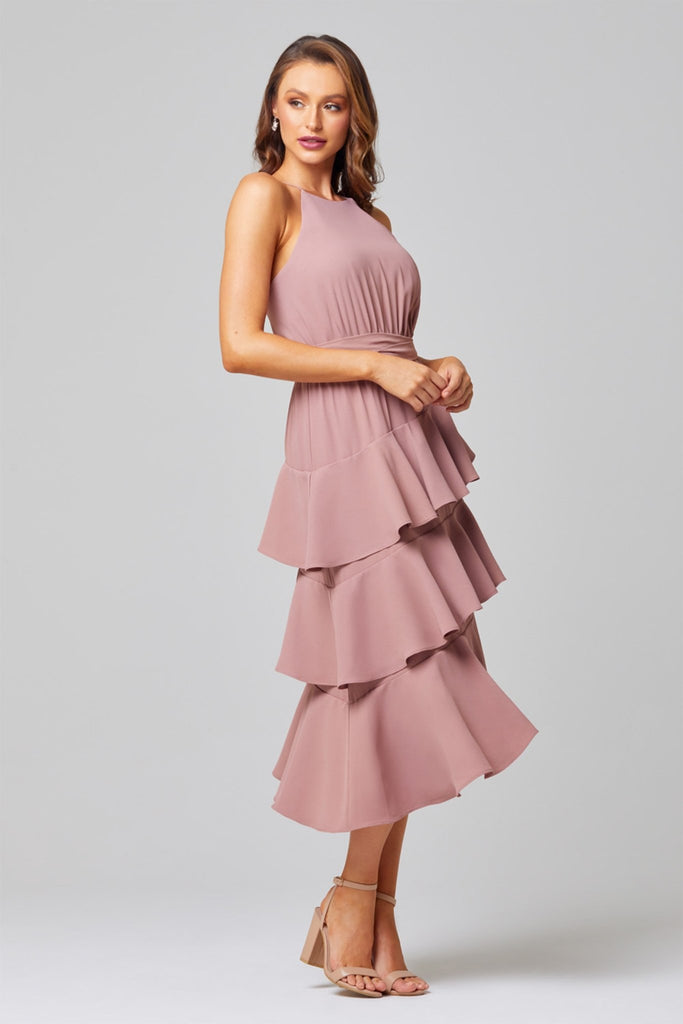 Ariel Tiered Ruffle Bridesmaid Dress – TO851