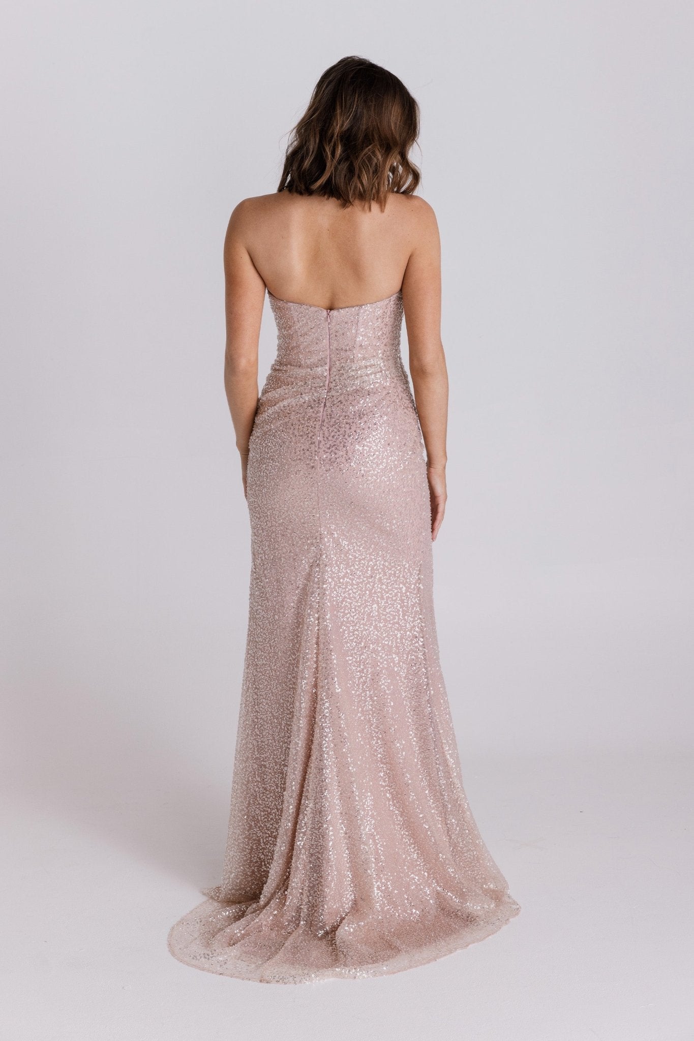 auburn sequin dress The Auburn Sequin Spirit Sleeveless Dress