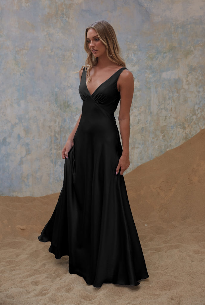 Avonlea Bridesmaid Dress - Black by Tania Olsen Designs