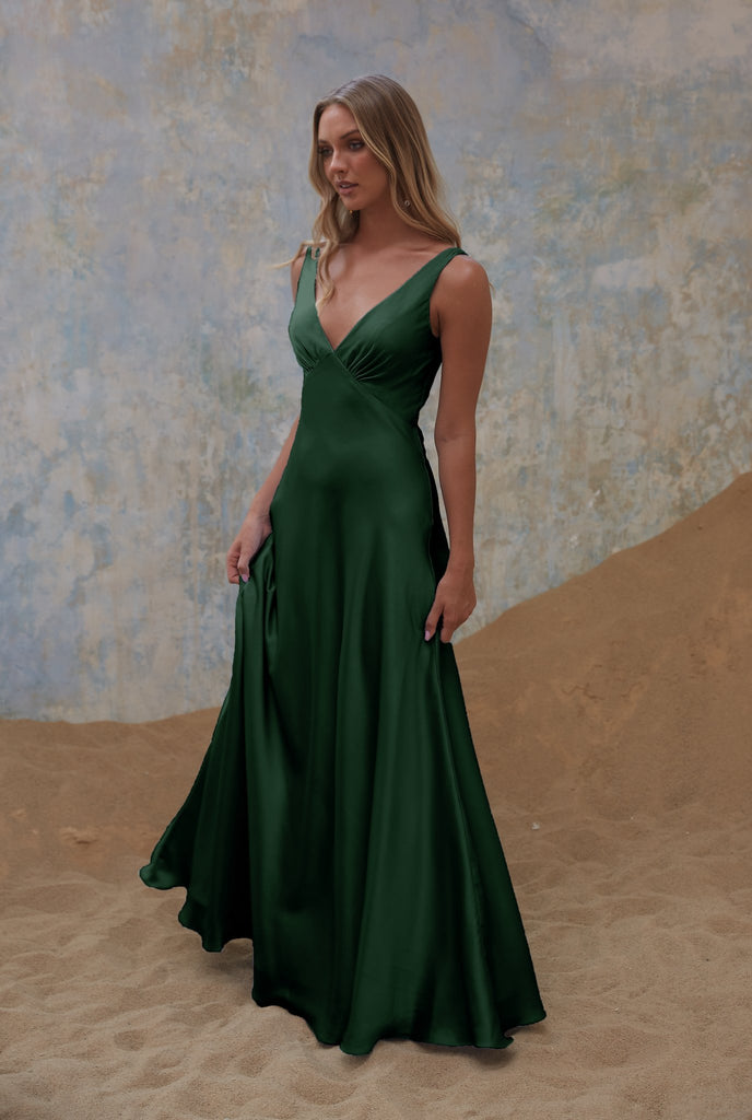Avonlea Bridesmaid Dress - Emerald by Tania Olsen Designs