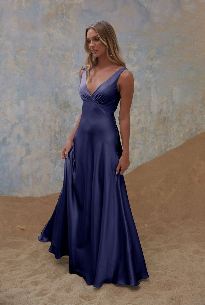 Avonlea Bridesmaid Dress - Navy by Tania Olsen Designs