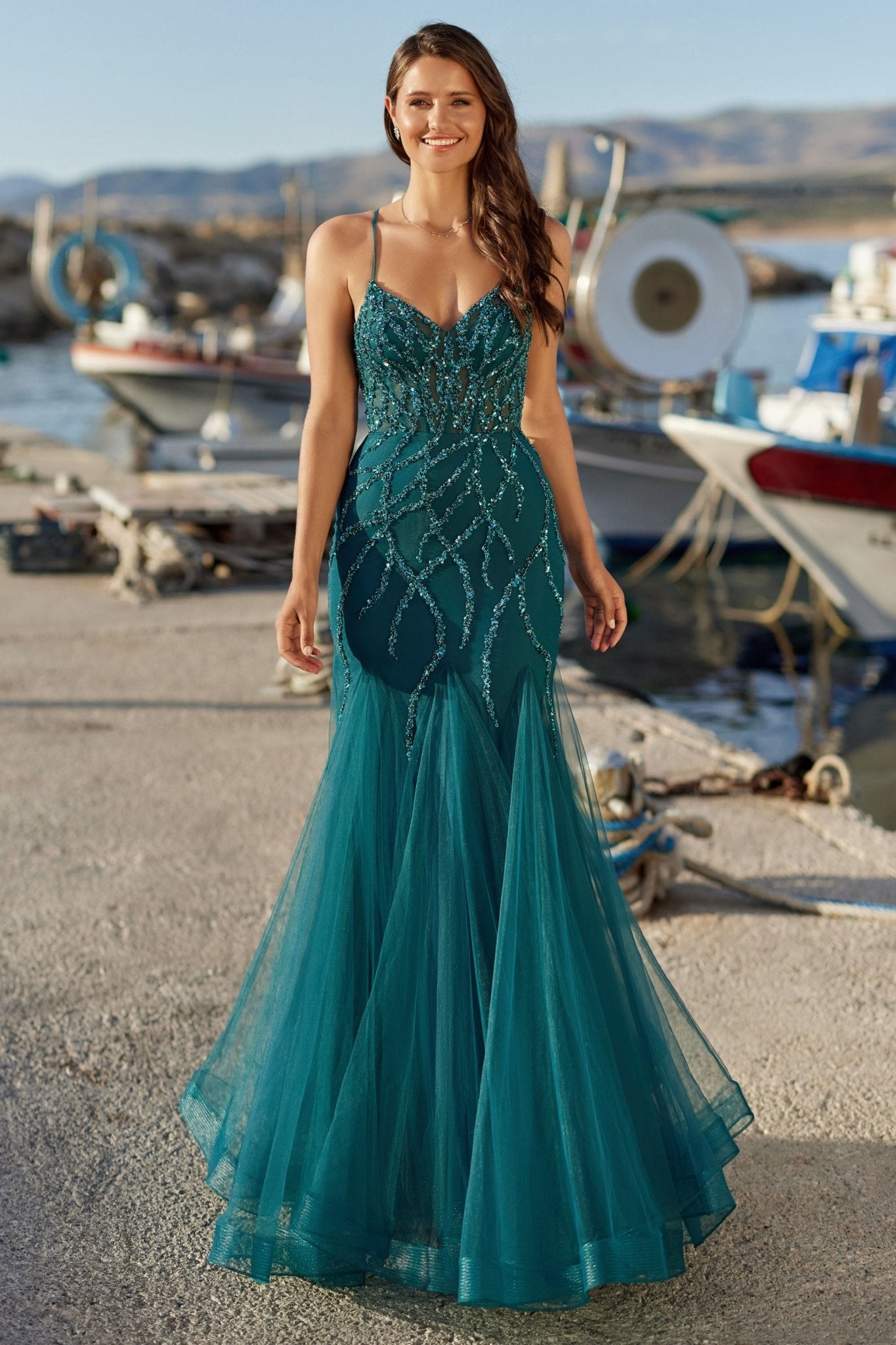turquoise mermaid prom dresses Turquoise Prom Formal Dress Lace Prom Dress Mermaid Prom Dress Backless Prom Fress,MA183