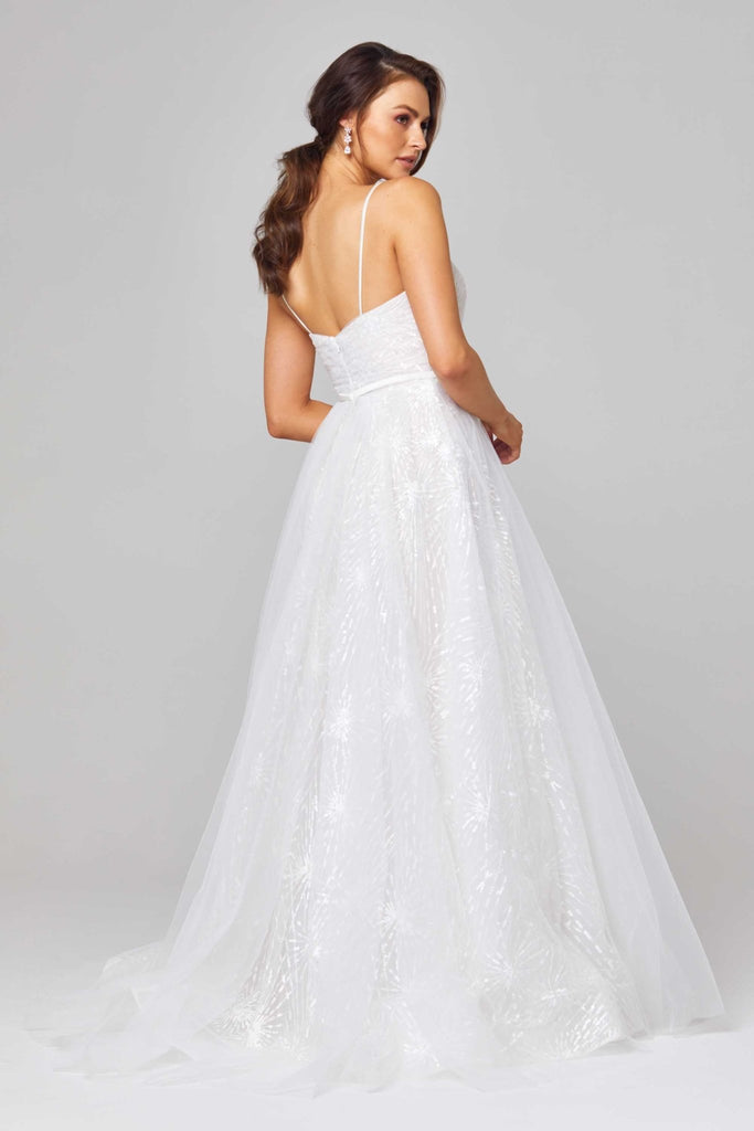 Belle Embroidered Tulle Wedding Dress – TC309