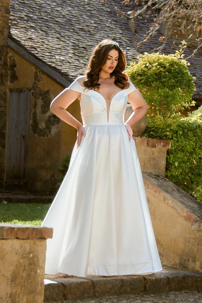 Beth A-Line Wedding Dress – PO861