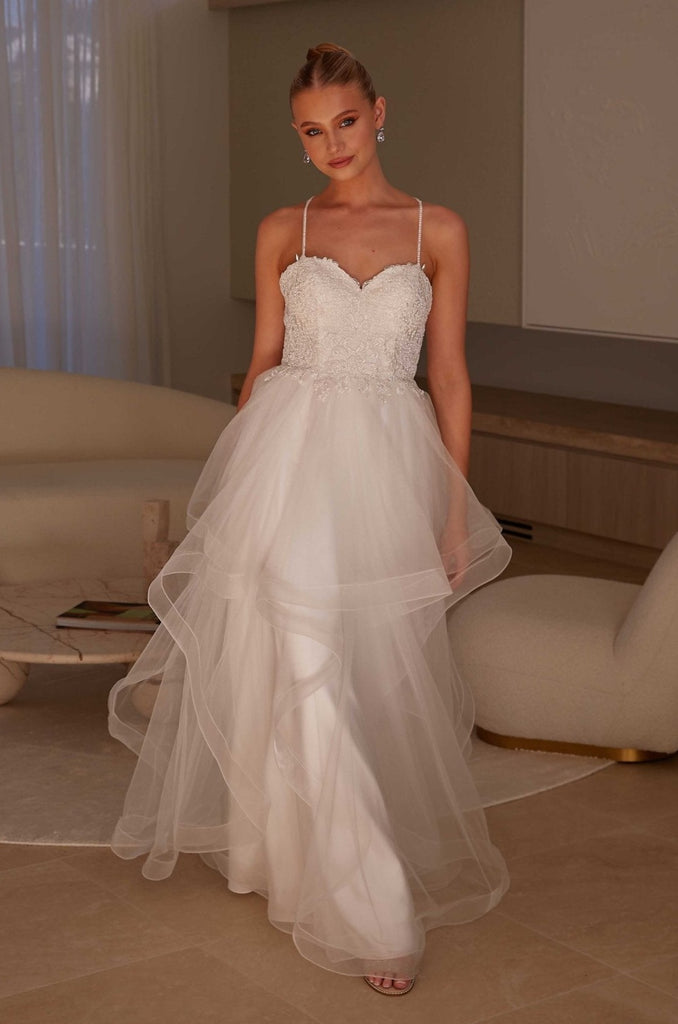 Bourne Layered A-line Debutante Dress by Tania Olsen Designs