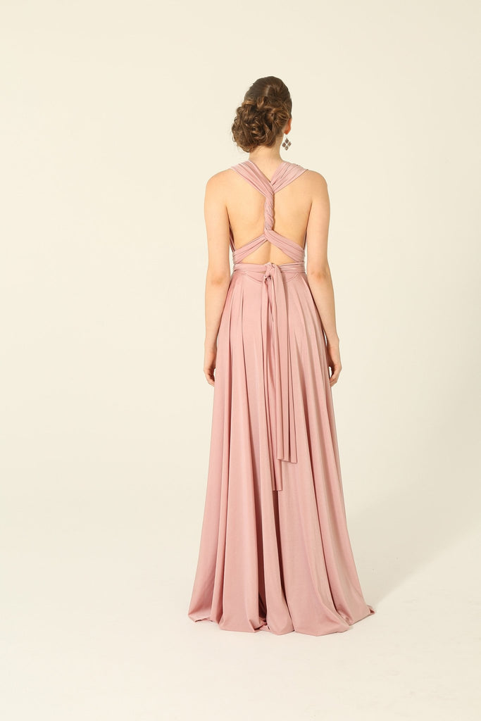 Bridesmaid Multiway Wrap Dress – PO31 Blush