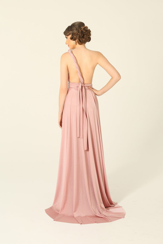 Bridesmaid Multiway Wrap Dress – PO31 Blush