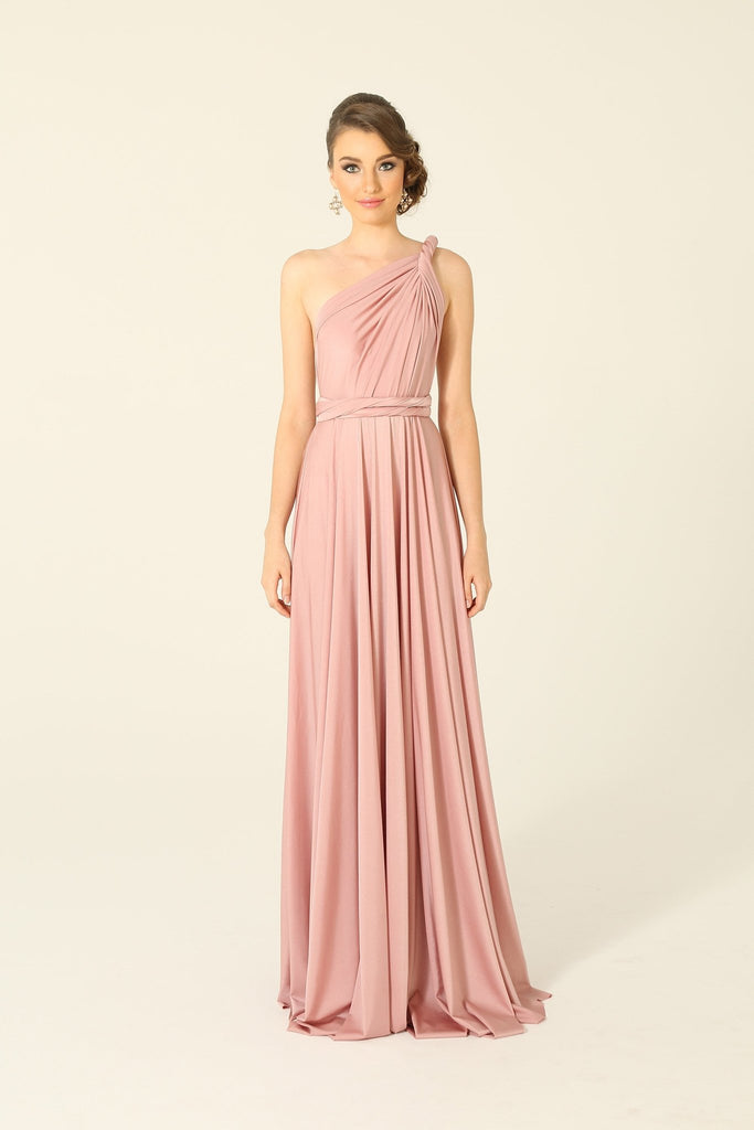 Bridesmaid Multiway Wrap Dress – PO31 Blush