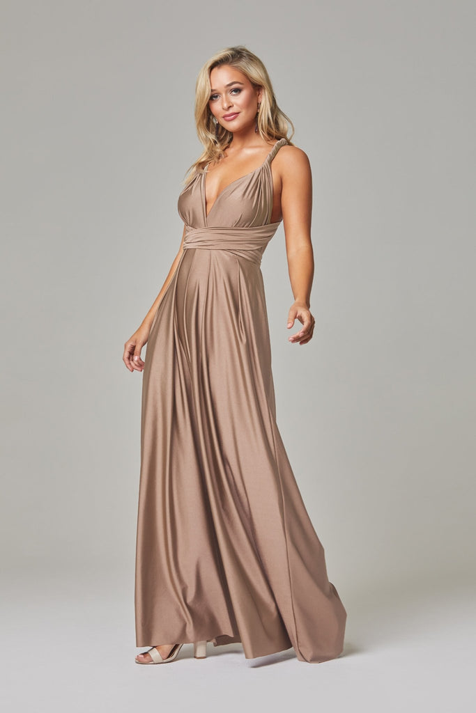 Bridesmaid Multiway Wrap Dress – PO31 Champagne