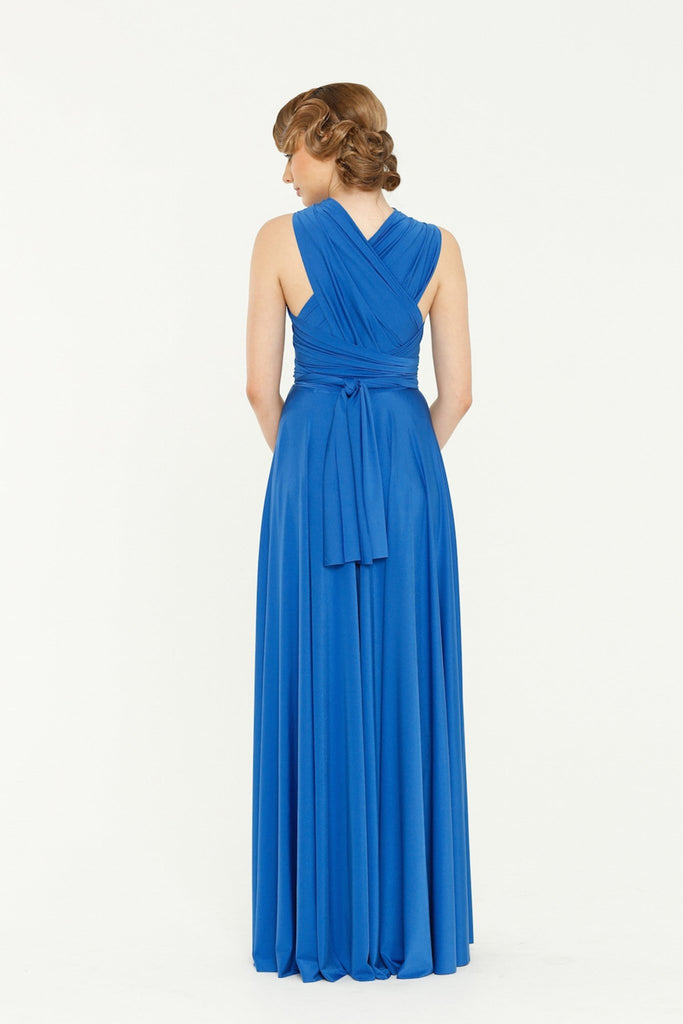 Bridesmaid Multiway Wrap Dress – PO31 Cobalt