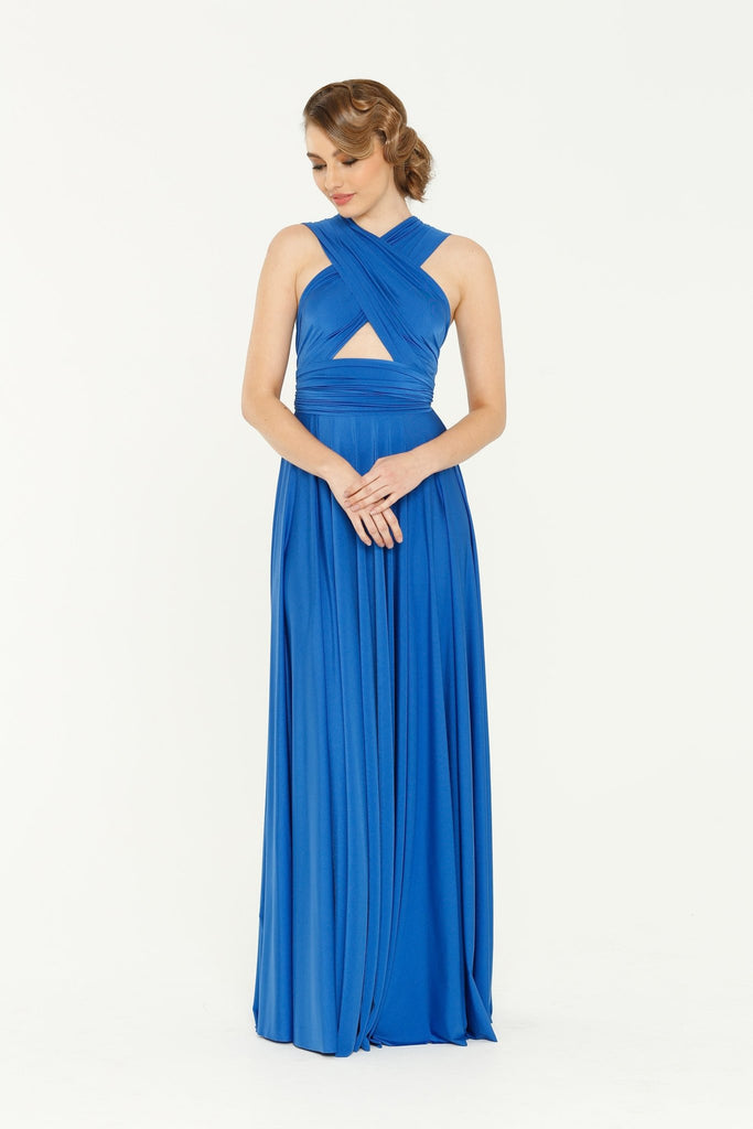 Bridesmaid Multiway Wrap Dress – PO31 Cobalt