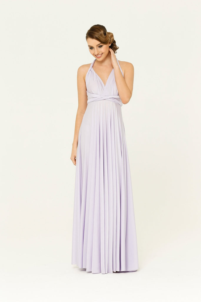 Bridesmaid Multiway Wrap Dress – PO31 Lilac