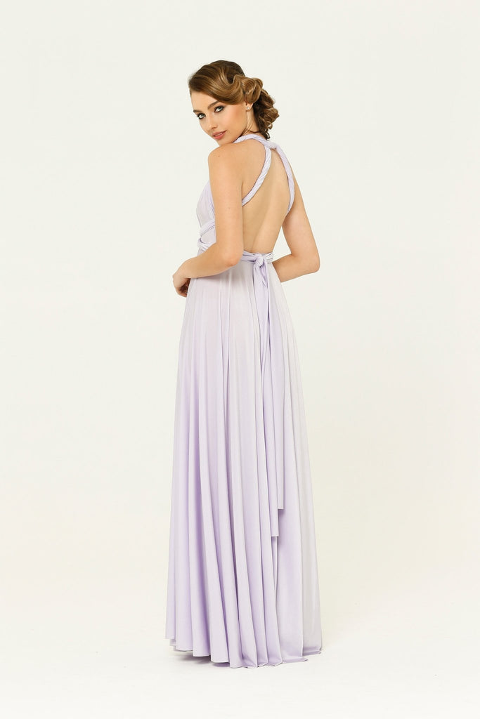 Bridesmaid Multiway Wrap Dress – PO31 Lilac
