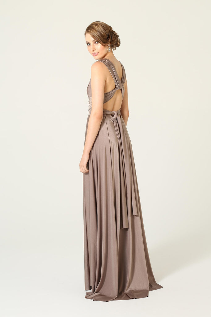 Bridesmaid Multiway Wrap Dress – PO31 Mocha