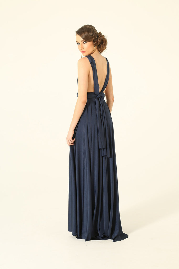 Bridesmaid Multiway Wrap Dress – PO31 Navy