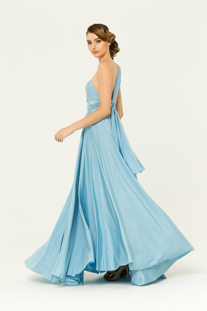 Bridesmaid Multiway Wrap Dress – PO31 Powder Blue