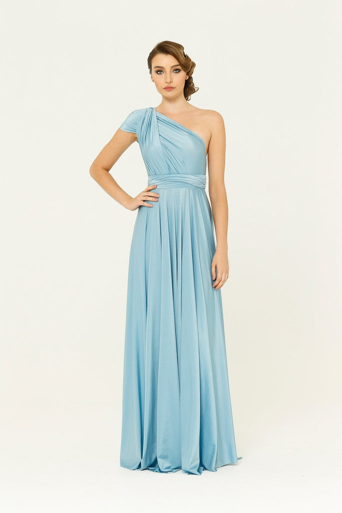 Bridesmaid Multiway Wrap Dress – PO31 Powder Blue