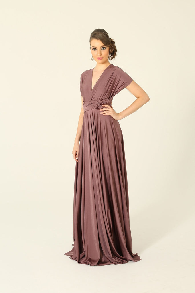 Bridesmaid Multiway Wrap Dress – PO31 Tea Rose